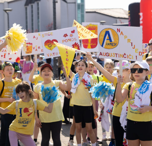 Ceremonial opening of the 28th Plazma Youth Sports Games in Zaprešić (Croatia)