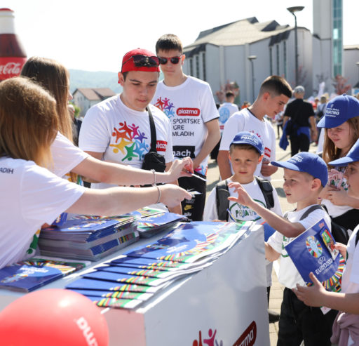 Ceremonial opening of the 28th Plazma Youth Sports Games in Zaprešić (Croatia)