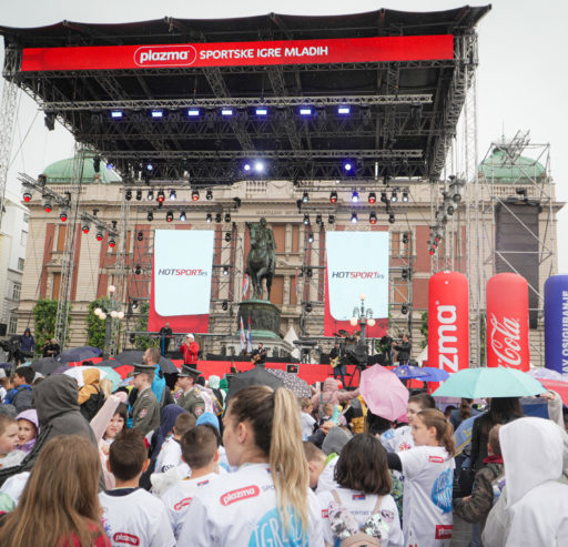 Spectacular opening of the new season of the Plazma Youth Sports Games in Belgrade