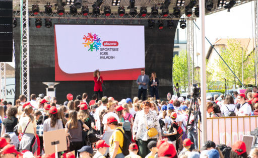 Ceremonial opening of the 28th Plazma Youth Sports Games in Zaprešić (Croatia)