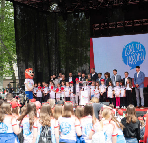 Ljubljana hosts the opening of the first season of the Plazma Youth Sports Games in Slovenia