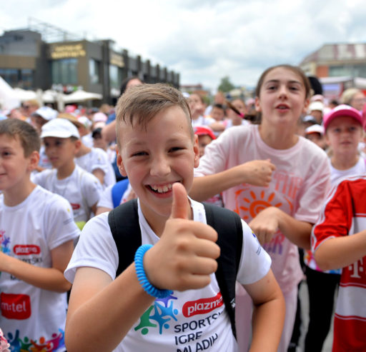 Ceremonial opening of the 14th Plazma Youth Sports Games in Sarajevo / Ilidža (B&H)